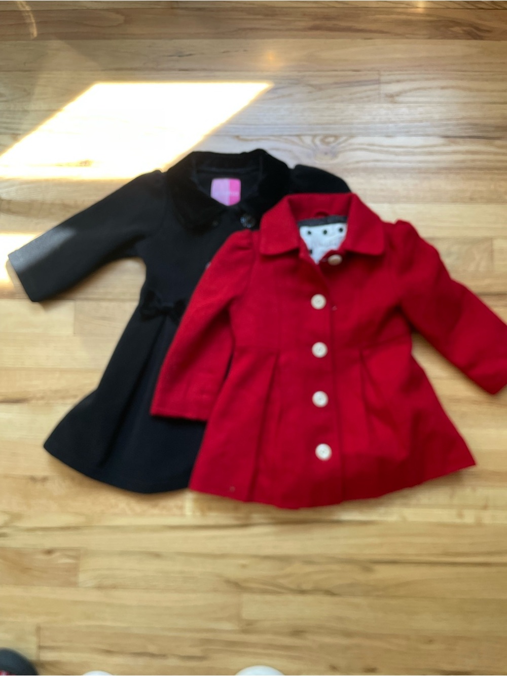 Two Classic Girls Coats - 2T